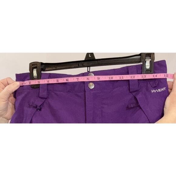 The North Face Snow Pants Youth Girls XL 18 Purple Hyvent Insulated Cargo Ski - Picture 8 of 10